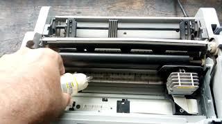 Print Quality Problem Epson LQ-310 Printer. Dot matrix printer.