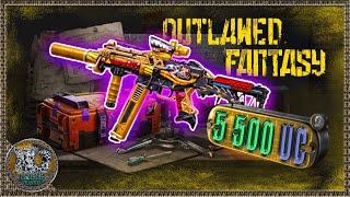 SPENT 5500 UC! BEST LUCK UMP45-Outlawed Fantasy | PUBG MOBILE