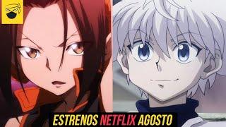 ESTRENOS ANIME DE NETFLIX AGOSTO 2021