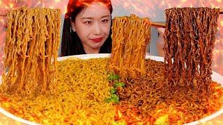 ASMR 내돈내산 찐 리뷰!!엄청 매운 틈새카레라면 틈새짜장라면 먹방:) 8 Spicy curry ramen, Black Bean Noodles  MUKBANG