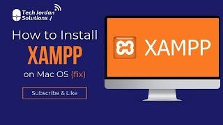 Installing xampp on Mac OS FIX (2022)