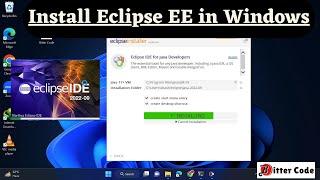 Install Eclipse EE in Windows 11 | Eclipse Enterprise Edition | 2023 | First  Project