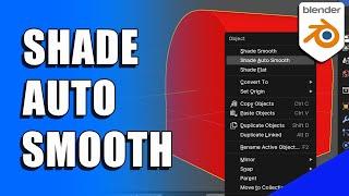Shade Auto Smooth in BLENDER 3D - Micro Tip