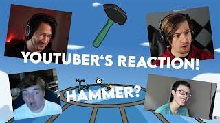 Youtuber's React To Hammer Options! [Henry Stickmin - Completing The Mission]