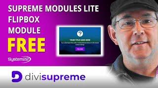 Divi Supreme Modules Lite Free FlipBox Module 
