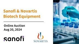 Online Auction I Sanofi & Novartis Biotech Equipment