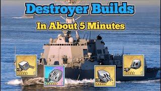 Destroyer Builds In About 5 Minutes | Azur Lane