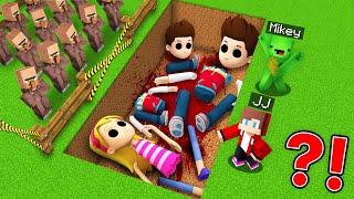 JJ and Mikey Found Buried RYDER FAMILY DEAD in Minecraft Maizen!