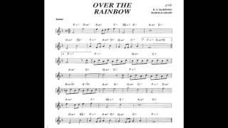 Over the Rainbow - Play along - Backing track (Bb key score trumpet/tenor sax/clarinet)