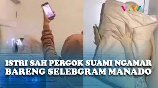 Istri Gerebek Suami Ngamar Bareng Wanita Lain, Pelakor Diduga Selebgram Manado