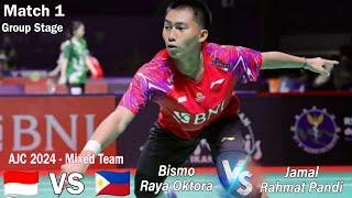 Match 1-Bismo Raya Oktora vs Jamal Rahmat Pandi || AJC Mixed Team 2024