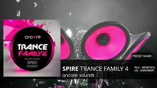 "SPIRE TRANCE FAMILY 4" Spire Presets, Bank | Ancore Sounds