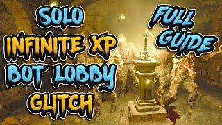 Infinite Xp Farm Glitch Easy Camos SOLO BOT LOBBY Black Ops 6 Zombies Citadel Des Morts