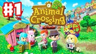 Animal Crossing: New Leaf - Gameplay Walkthrough Part 1 - Day 1 - I'm the New Mayor! (Nintendo 3DS)