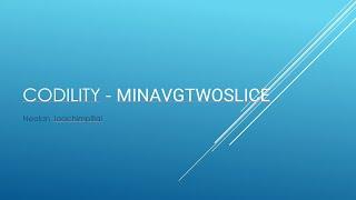 Codility - MinAvgTwoSlice (JavaScript)