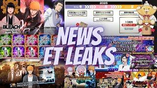 NEWS ET LEAKS - BANKAI LIVE, ACCES 5*+, MULTI GRATUITE, CHOIX 6*, STORY TYBW ect