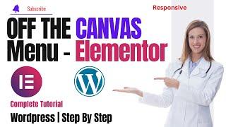 How to Create Off Canvas Menu Pop-Up in Elementor | Step-by-Step WordPress MENU Tutorial