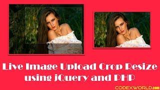 Live Image Upload, Crop, and Resize using jQuery and PHP