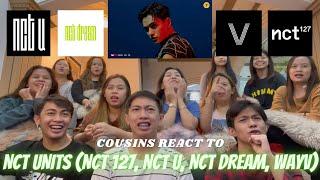 COUSINS REACT TO NCT UNITS (NCT 127, NCT DREAM, WAYV, NCT U MAKE A WISH, NCT U FROM HOME)