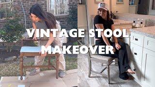Vintage Stool Makeover