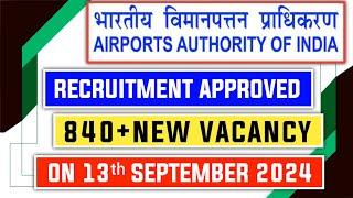 New AAI 840 Post Notification Approved