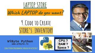 Laptop Store: Creating the Laptop store inventory