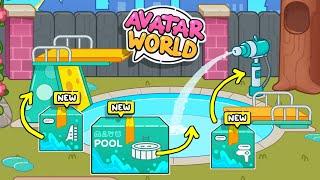 WOW! NEW POOL BUILDING KIT IN AVATAR WORLD // HAPPY GAMME WORLD
