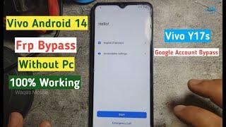 Vivo Android 14 Frp Bypass | Vivo Y17s Frp Bypass Without Pc By Waqas Mobile