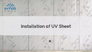 How to Install UV Marble Sheets on Walls - PVC Marble Sheet Installation - Tutorial by Intco Decor