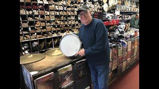 How to hand tuck a calfskin drum head for drummers with Stan Keyawa - Professional Drum Shop