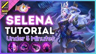 5-Minute Selena Tutorial in Mid Lane || (MLBB S34) 2024