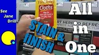 Stain and Finish Wood in One Easy Step