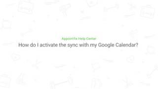 How do I activate syncing with my Google Calendar?