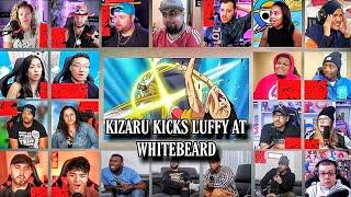 Kizaru Kicks Luffy at Whitebeard Reaction Mashup | One Piece Episode 476