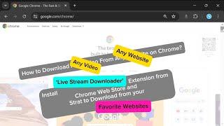 How to Download Any Video from Any Website on Chrome? (.m3u8 .hls .mp4 .mkv .vtt .srt & CC & more)