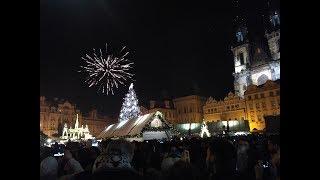 Новый 2018 год в центре Праги