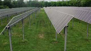 How to connect solar panels in a solar power plant for electricity generation