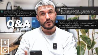 Dan Gregory Answers Your MOST ASKED Hair & Barber Questions (Q&A with Dan)