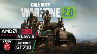 Call Of Duty Warzone 2.0 PC On GT 710 | VEGA 8 | Ryzen 3 3200G | 16GB Ram