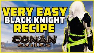 EASY! Black Night Armor Recipe isle of Siptah | Conan Exiles 2021