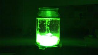 Simple Halloween UV Lava Lamp!