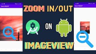 How to Zoom In/out on imageView in android||What is photoView in Android and how to implement-#15