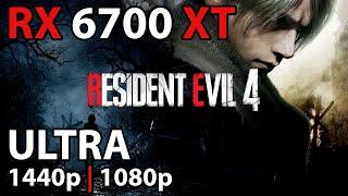 RESIDENT EVIL 4 (2023) | RX 6700 XT | Benchmark | 1440p | 1080p