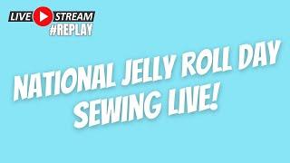 Jelly Roll Projects with @TheGuyWhoSews @MemoirsofaLongArmQuilter and @HandmadebyYingwithDonna