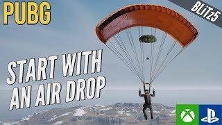 PUBG: How to Start with an Air Drop | Parachute Care Package Technique