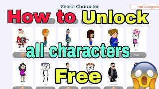 How to unlock all characters in tweencraft app | tween tech