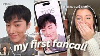 MY FIRST FAN CALL | Meeting San From Ateez *my experience, how I won, he sang for me* [ENG/KOR SUB]