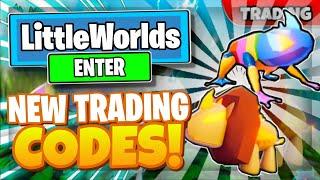 LITTLE WORLDS CODES - ALL NEW *TRADING UPDATE* ROBLOX LITTLE WORLDS CODES!