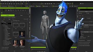 Recreating Fully Animated Hades in 3 hours  - Character Creator & ZBrush