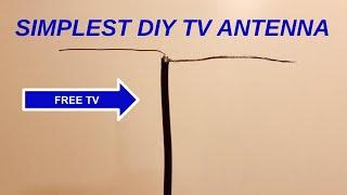 Build a Homemade TV Antenna from Coaxial Cable - DIY OTA TV Antenna